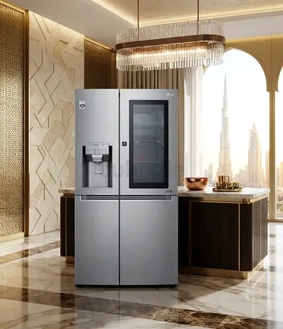 LG Latest Model Fridge Freezer – Water Dispenser & Ice Maker | Like New Condition