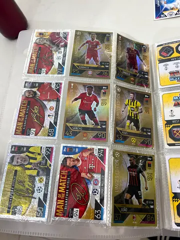 Topps Match Attax Football Trading Cards Collection