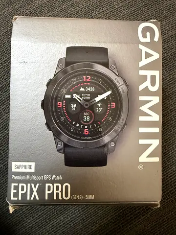 Garmin Epix Pro gen 2 Sapphire Multisport GPS Watch 51mm. Excellent condition only used twice
