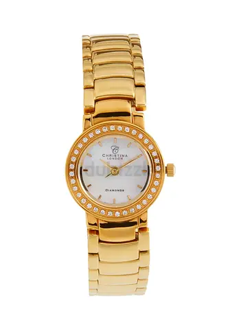 Christina Watches Gold-tone women's wristwatch with metal link bracelet - 115-2GW