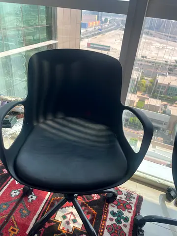 desk chair desk black chair adjustable almost new