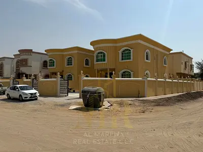 فيلا واسعة للبيع في المويهات 2 – عجمان | أرض 5,200 قدم² | 5 غرف | 7 حمامات | شامل الكهرباء والمياه والمكيفات