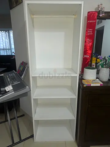 White Multi-Compartment cupboard and Storage Unit