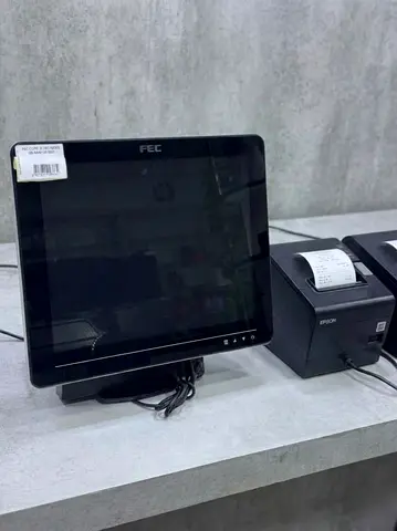 FEC Touchscreen POS Terminal with Epson Receipt Printer - Used
