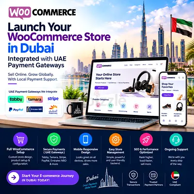 Launch Your WooCommerce Store in Dubai – Integrated with UAE Payment Gateways