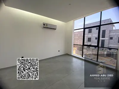🔔فيلا  للايجار بعجمان🔔 منطقه الزاهيه قريب محمد بن زايد مكيفات سبلت تشطيب سوبر لوكس 🏮ديكورات  4 غرف ماستر فوق + بلكون  مجلس ماستر مع المغاسل