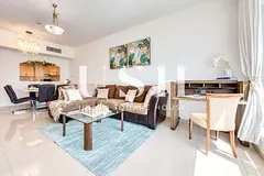 Fully Furnished 1-Bedroom Apartment | High Floor | Community View