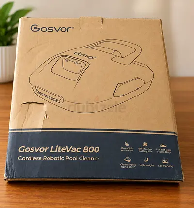 Gosvor LiteVac 800 Cordless Robotic Pool Cleaner Flat Ground Pools