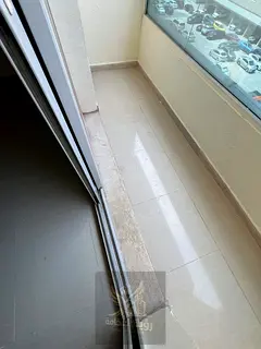 For annual rent in Sharjah Al Khan on the main road opposite Luluat Al Khaleej near Al Qasba one bed