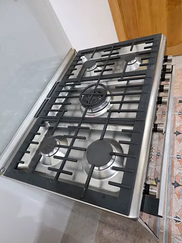 Siemens Stainless Steel 5-Burner Gas and electric Hob cooker and oven - Excellent Working Condition