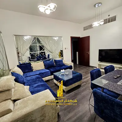Luxury Apartment | 2-BR Fully Furnished | Private Parking | Open view | For Monthly Rent | In a prime location in Ajman– All Bills & Wi-Fi Included