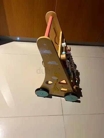 Wooden Baby Activity Walker with games