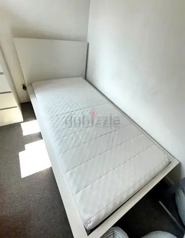 Ikea single size bed with mattress