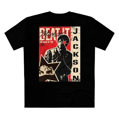 Michael Jackson Beat it Vintage Style Graphic Tee
