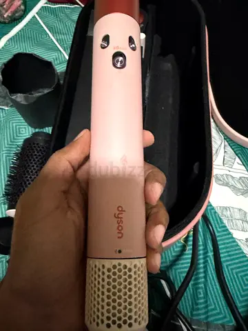 Dyson Airwrap multi-styler (pink) with case and attachments - used
