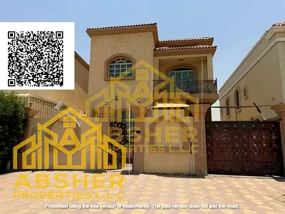 Luxury 5-Master-Bedroom Villa for Annual Rent in Al Muwaihat | 2 Living Areas, Formal Majlis, & Maid’s Room | Large Outdoor Area | Prime Location Near