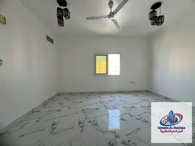 Near Sharjah Ladies Club, a spacious 1BR apartment is for rent in Al Qulaiah. 2nd tenant, central AC/gas, great price, easy payments, free maintenance