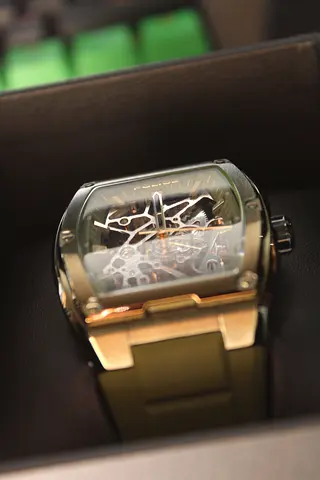Police Mechanical Skeletor Watch (Like new with Warranty)