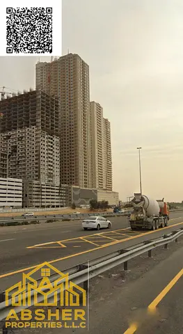Residential-Commercial Plot on Sheikh Mohammed Bin Zayed Road, Al Aliyah – Ajman | G+25 Permit & Apartment Sales Approval | 38,750 sq. ft. | Freehold