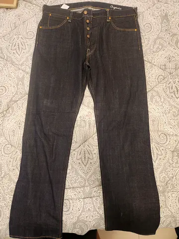 ​Authentic 45R / R by 45rpm Japanese Organic Indigo Selvedge Jeans - Size 36