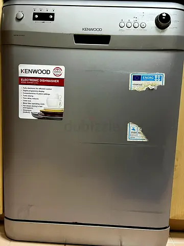 Kenwood freestanding dishwasher - silver, good working condition, never used, out of warranty.