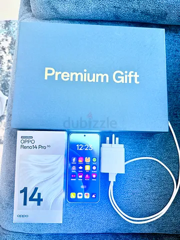 Oppo Reno14 Pro 5G with Charger & Box - Excellent Condition and Free Premium Gift Box