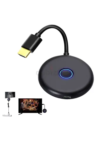 Wireless HDMI Display Adapter, 4k@60hz Display for WiFi Streaming Movies, Shows