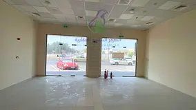 Commercial shop available for rent in Al Majaz 3, located on Al Khalidiya Street in a prime first-ro