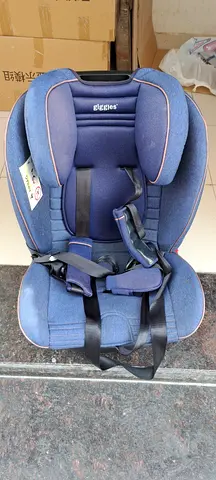 Simple white baby high chair with tray, baby car seat and baby carrier belt price can be negotiable