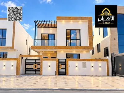With a down payment of less than 10% | Own a high-end 5-bedroom villa in Al Yasmeen, Ajman | Freehold | Exceptional price, including registration fees