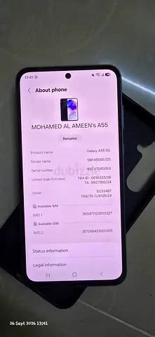 Samsung Galaxy A 55 - Good working condition