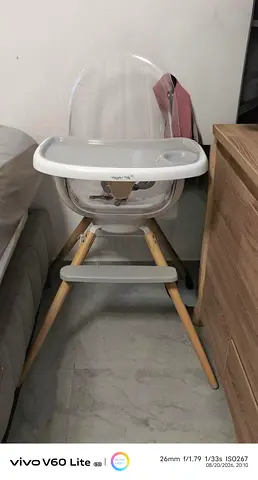 Style Baby High Chair with Tray - Good Condition