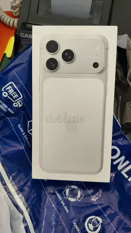 Iphone 17 Pro Max Silver unbox 256 GB