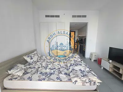 Fully Furnished spacious studio apartment with gym ,pool and covered Parking