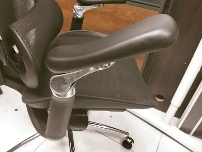 Ergonomic Mesh Office Chair with Adjustable Armrests (Good Condition)