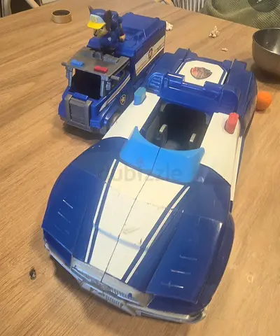Paw Patrol marshall Fire truck set with cars and figures