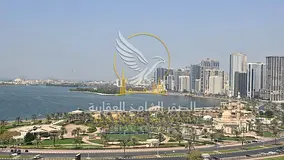 Two Bedroom Apartment for Annual Rent in Al Majaz 2 with Sea View Balcony Free AC Maid Room Built In