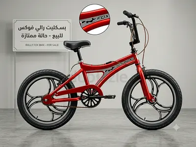 Red Rally Fox Kids BMX Bicycle - Excellent Condition, Strong and durable metal.In good condition