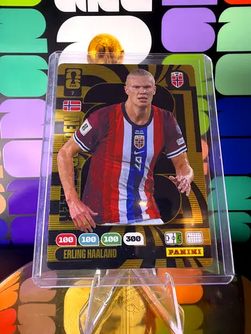 2026 Panini Adrenalyn XL FIFA World Cup Erling Haaland Golden Baller #7 Norway