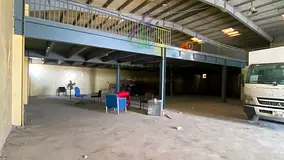 Warehouse for rent in Al Saja'a, Sharjah (8,200 sqft). G+M, 44 kW power, kitchen, washrooms & civil 