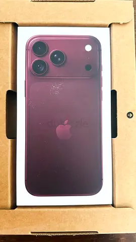 I phone 18 pro max 512GB|BURGUNDY|TRA|UAE