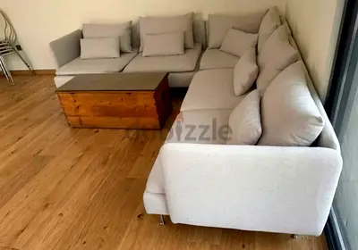 IKEA soderhamn l Shape Sofa beige