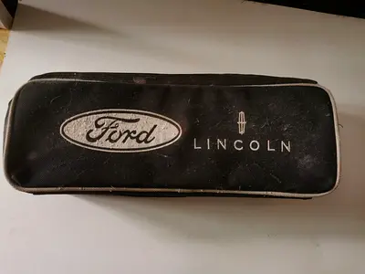 Black Fabric Case with Zipper / Car Trunk Pouch