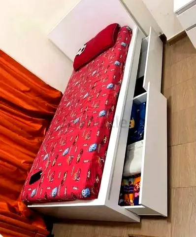 Ikea single size bed with mattress