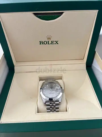 rolex datejust 40mm silver dial