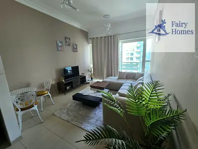 Furnished 1BR Apartment | Canal View | Balcony | Mayfair Residency