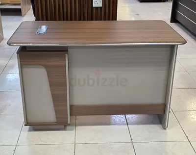 Compact Wooden Office Desk with Storage Cabinet