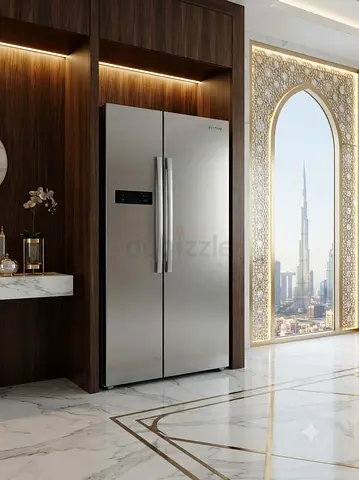 SMEG Side-by-Side Refrigerator & Freezer – Stylish Fridge Freezer | Like New