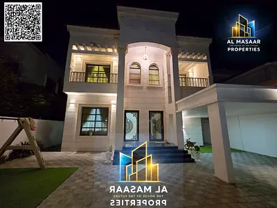 Villa for sale in Al Rawda 2, Ajman – large plot and family-friendly design. Villa details: • 5 master bedrooms • 7 bathrooms • Spacious living area •