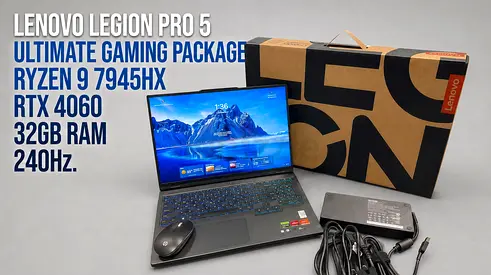 Lenovo Legion Pro 5 16" Gaming Laptop with Charger, Mouse & Original Box